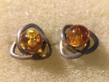 amber earrings for sale  SOWERBY BRIDGE