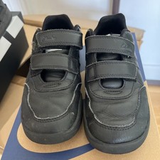 Clarks black leather for sale  EGHAM
