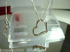 Floating heart sterling for sale  USA