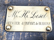 Malle officier infanterie d'occasion  L'Arbresle