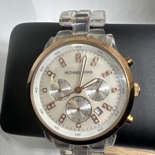 Relógio feminino Michael Kors Showstopper cronógrafo cristal quartzo MK-5394 comprar usado  Enviando para Brazil