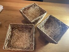 Wicker hamper basket for sale  WYMONDHAM
