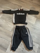 Boys black adidas for sale  KING'S LYNN