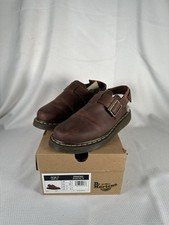 Sapatos Dr. Martens Jorge II Masculino 7 Feminino Tamanho 8 Couro Marrom Quente Slingback Mules comprar usado  Enviando para Brazil
