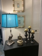 Peacock table lamp for sale  Fort Lauderdale
