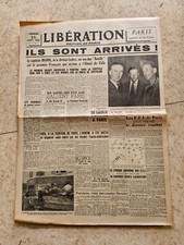 Liberation paris journal d'occasion  Azerailles