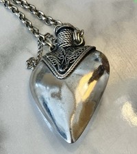 Silver plated heart for sale  COULSDON