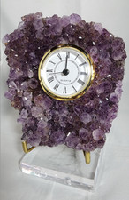 Amethyst crystal clock for sale  Plano
