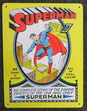 Superman metal sign gebraucht kaufen  Deutschland