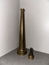 Powhatan Works 10”bico de mangueira de incêndio de latão e pássaro de chuva 2”bocal de mangueira de água de latão, usado comprar usado  Enviando para Brazil