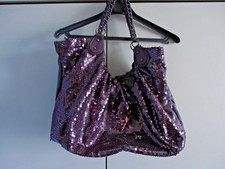 Sac violet paillettes d'occasion  Nantes-