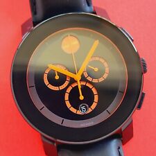 Relógio cronógrafo Movado modelo ousado preto e laranja MB.01.1.29.6011 suíço masculino comprar usado  Enviando para Brazil