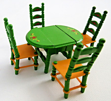 1980 Casa de Bonecas Miniaturas MATTEL The Littles Mesa de Cozinha e 4 Cadeiras comprar usado  Enviando para Brazil