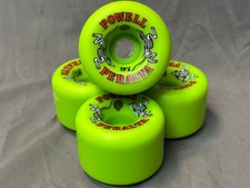 Rodas de skate Powell Peralta dois ratos verde neon 97a 60mm ossos cônicos vintage novo em folha comprar usado  Enviando para Brazil