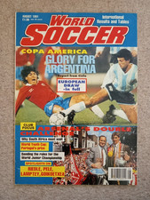 Soccer magazine august for sale  TAMWORTH