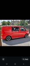 Red transporter campervan for sale  CREWE