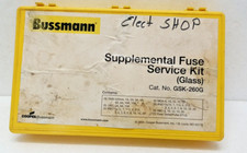 Kit de servicio de fusibles suplementarios Bussman GSK-260G incompleto por favor verifique imágenes segunda mano  Embacar hacia Mexico