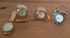 Three miniature clocks for sale  SOUTHPORT
