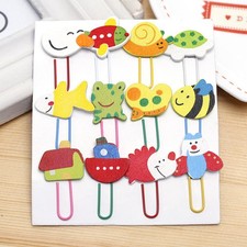  4 Packages Holzpapierclip Büro Zubehör Für Büroklammern Aktenklammern comprar usado  Enviando para Brazil