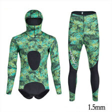 Usado, Terno de mergulho masculino camuflado 1,5 mm CR triatlo pele lisa neoprene comprar usado  Enviando para Brazil
