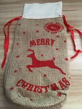 Christmas bottle bag for sale  BOURNEMOUTH