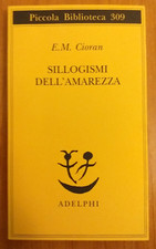 E.m. cioran sillogismi usato  Italia