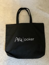 Bolsa tote ARIA Hotel And Casino Las Vegas preta POKER comprar usado Bolsa tote ARIA Hotel And Casino Las Vegas preta POKER comprar usado  Enviando para Brazil