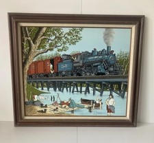 Vintage hargrove framed for sale  Queen Creek