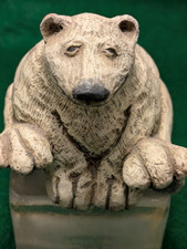 Estatueta American Chestnut Folkart urso polar “Ice Is Nice” 2004 comprar usado  Enviando para Brazil