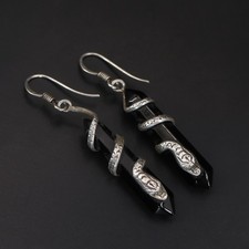 onyx earrings sterling for sale onyx earrings sterling for sale USA