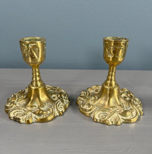 Antique brass candlesticks for sale  CARDIFF