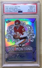 🔥Joe Montana SP /50 2020 Leaf Metal Collection futebol PSA 9 automático 10 POP 1🔥, usado comprar usado  Enviando para Brazil