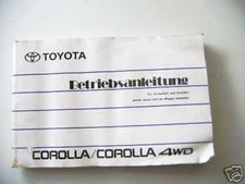 Betriebsanleitung toyota corol gebraucht kaufen  Roth
