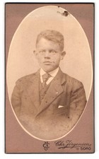 Fotografie chr. Jorgensen, Soro, Brustportrait junger Herr im Anzug mit Krawatt  comprar usado  Enviando para Brazil