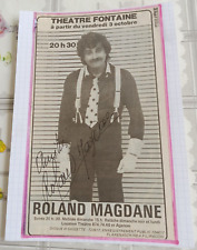 Autographe roland magdane d'occasion  Trappes