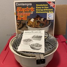 Churrasqueira elétrica interna vintage Contempra EIG-1 baunilha 12” D nova caixa aberta comprar usado  Enviando para Brazil