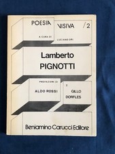 Lamberto pignotti poesia usato  Firenze
