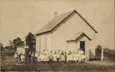 Saint Peter Champ MD Cancel 1909 RPPC Somerset County 1rm Escuela y Niños, usado segunda mano  Embacar hacia Argentina