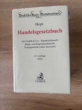 Hopt handelsgesetzbuch komment gebraucht kaufen  Gröbenzell