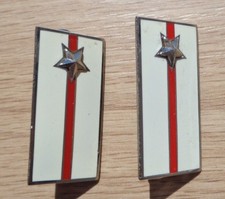 Coppia mostrine smalto usato  Volvera