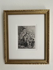 Rembrandt etching abraham for sale  Wimauma