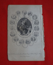 Santino incisione madonna usato Santino incisione madonna usato  Matera