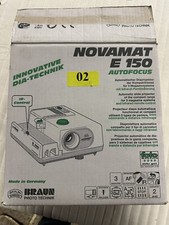 Braun novamat e150 for sale  WIMBORNE