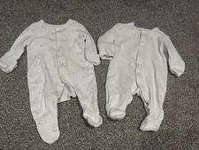 White sleepsuit babygrows for sale  WATERLOOVILLE