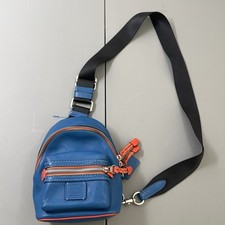 Mochila COACH Academy 15 mini tiracolo de couro ~52061-912 azul comprar usado  Enviando para Brazil