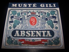 Etiquette absinthe absenta d'occasion  Quimperlé