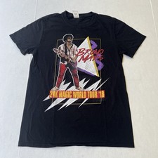 Nova Camisa Oficial Bruno Mars XXIVK 24K Magic World Tour Concerto Pequena Preta comprar usado  Enviando para Brazil