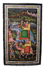 Mughal painting silk d'occasion  Expédié en Belgium