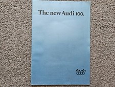 Audi 100 brochure for sale  NUNEATON