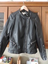 Damen lederjacke schwarz gebraucht kaufen  Auma-Weidatal